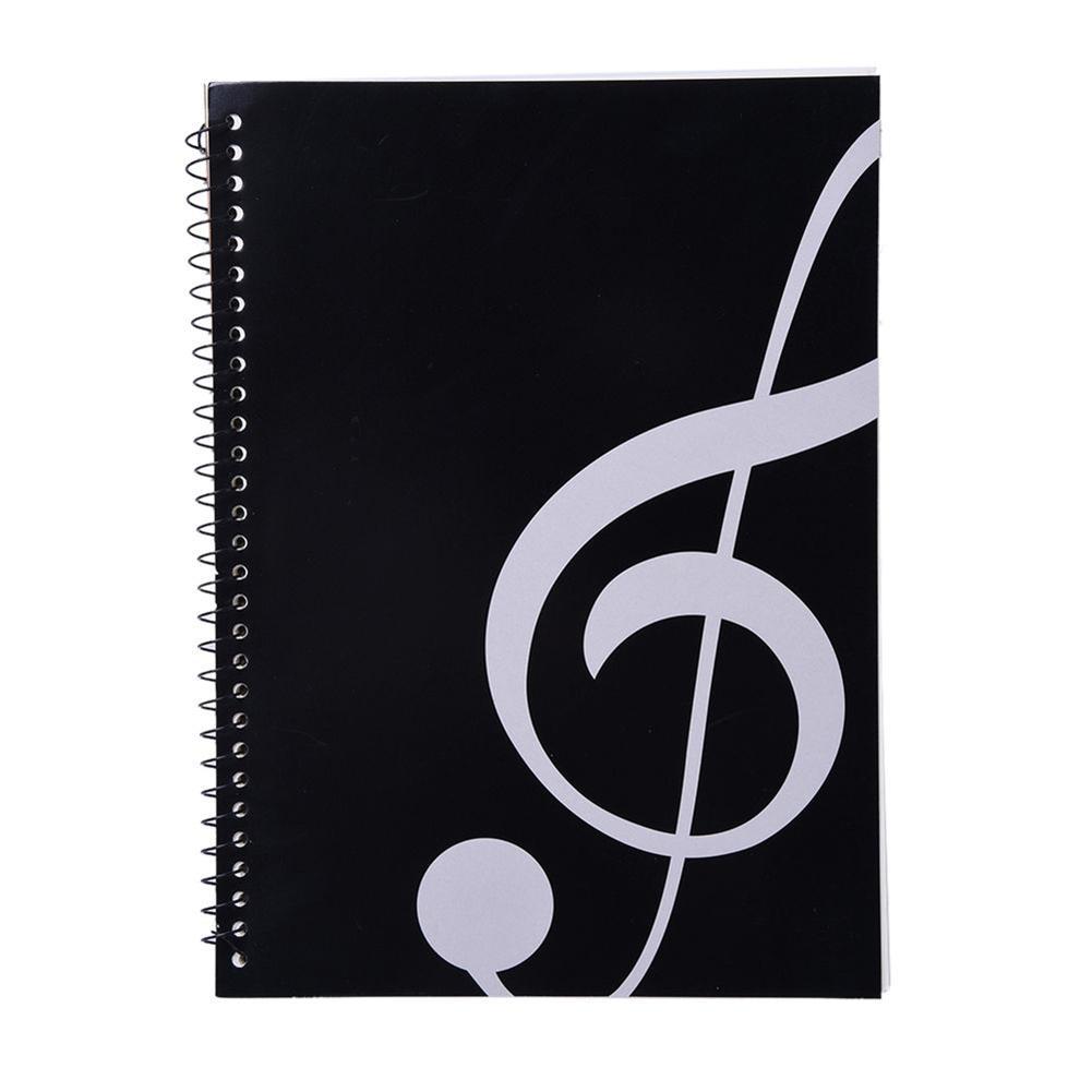 Blank Sheet Music Notebook - 50 페이지 음악 악보 나선형 노트