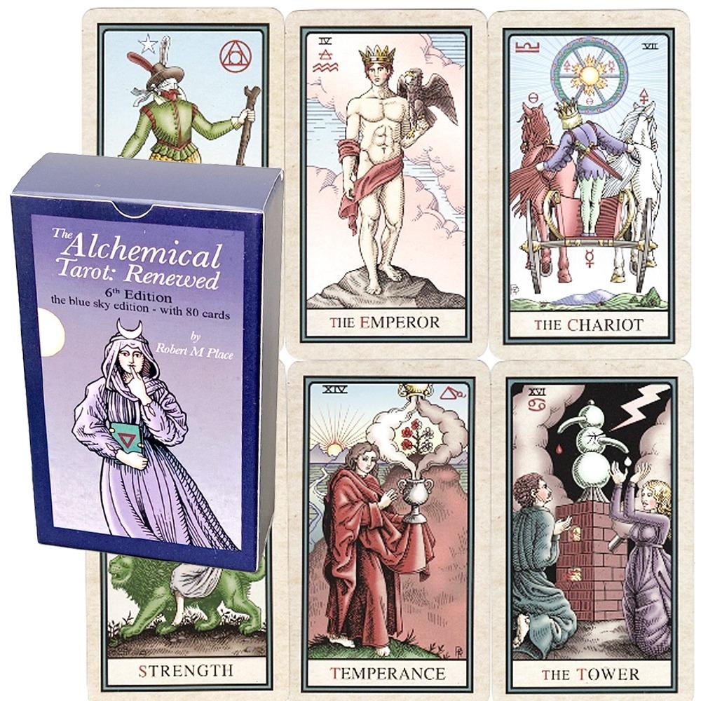연금술 타로, 80 카드 타로 데크 링크, 연금술 상징 - Tarot Deck With Guidebook 리뷰 및 가격