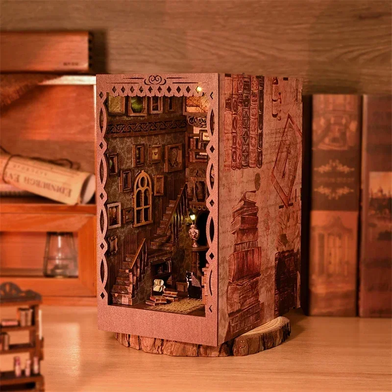 새로운 DIY 나무 책장 삽입형 미니어처 조립 키트,  - Diy Wooden Book Nook Kit Shelf Insert 리뷰 및 가격
