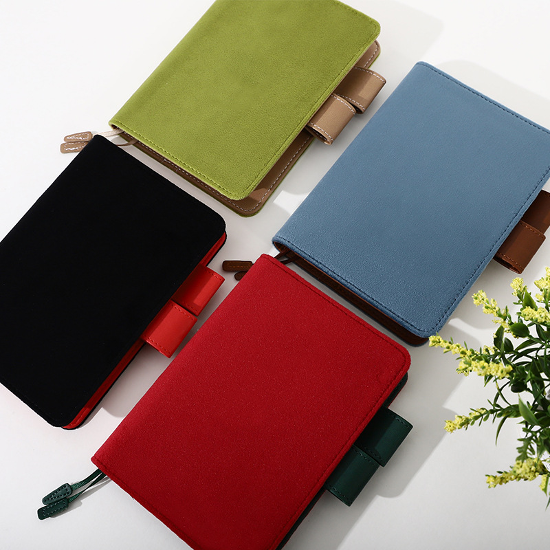 A6 호보 프렌치 벨벳 패브릭 리필 가능 저널 - 소프 - Vintage Leather Journal Notebook 리뷰 및 가격