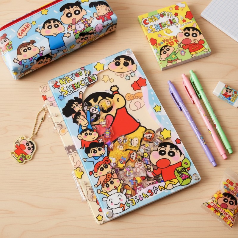 아크릴 쉐이크북 A5 A7 러슬 크레용신짱 만화 스케치 - Stationery Books 리뷰 및 가격